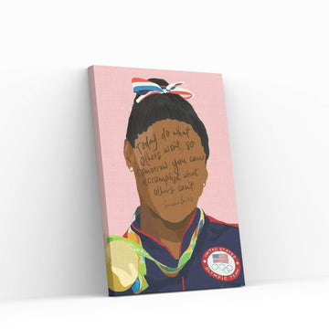 Simone Biles Canvas Wall Art - Y Canvas