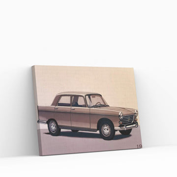 Peugeot 404 1960 Canvas Wall Art - Y Canvas