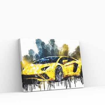 2017 Lamborghini Aventador S Vehicle CXVI Canvas Wall Art - Y Canvas