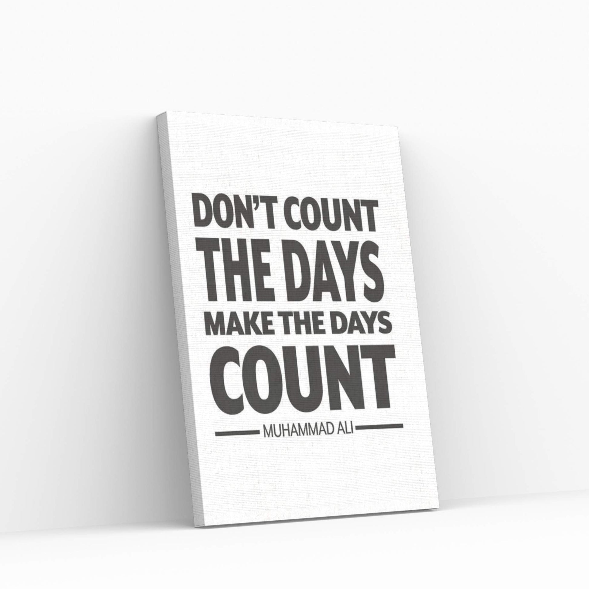 Make The Days Count Canvas Wall Art - Y Canvas