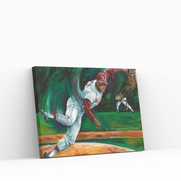 Gibby (Bob Gibson) Canvas Wall Art - Y Canvas