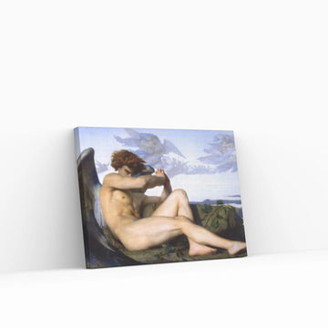 Alexandre Cabanel : Fallen Angel (1847) Canvas Wall Art Print Poster - Y Canvas