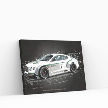 Bentley Continental GT3-R Canvas Wall Art - Y Canvas
