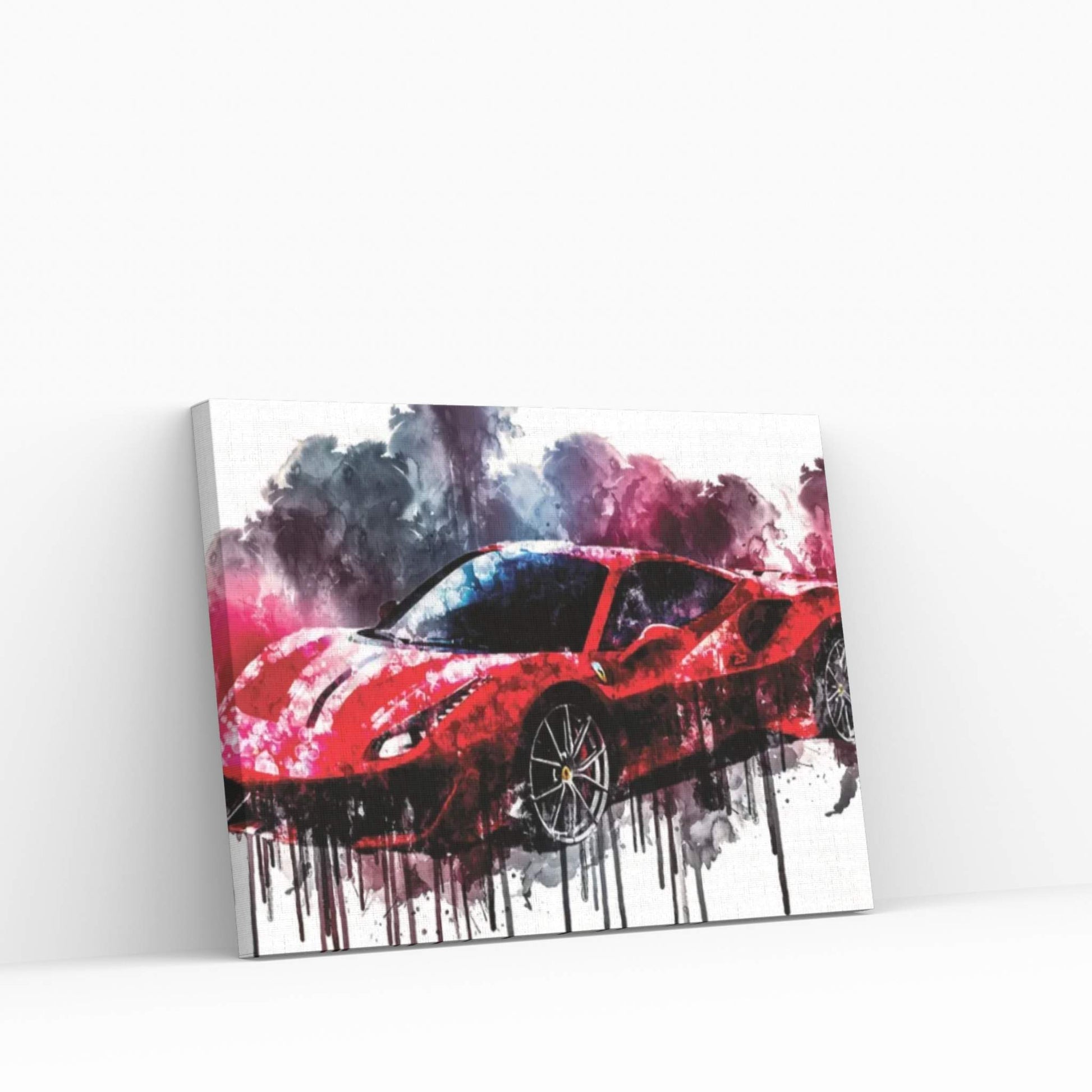 2018 Ferrari 488 Pista Canvas Wall Art - Y Canvas