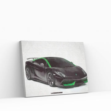 Lamborghini II Canvas Wall Art - Y Canvas