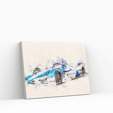 BMW Formula 1 Tuning v2 Canvas Wall Art - Y Canvas