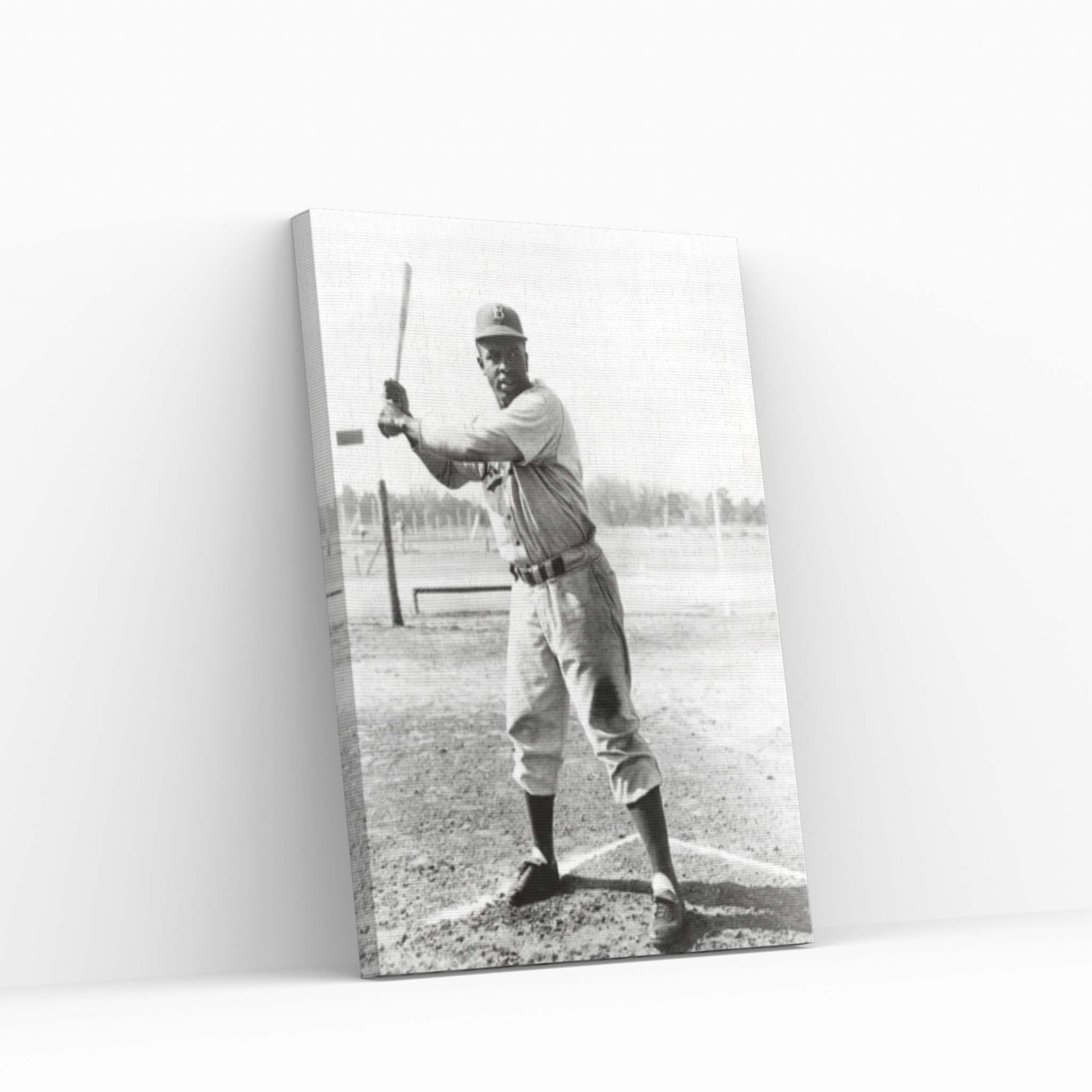 Jackie Robinson (1919-1972) Canvas Wall Art - Y Canvas