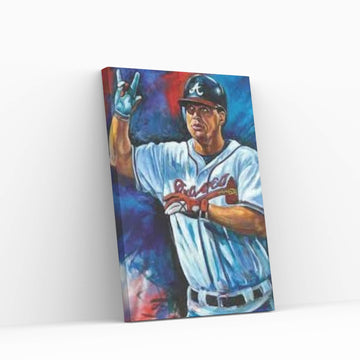 Chipper (Chipper Jones) Canvas Wall Art - Y Canvas
