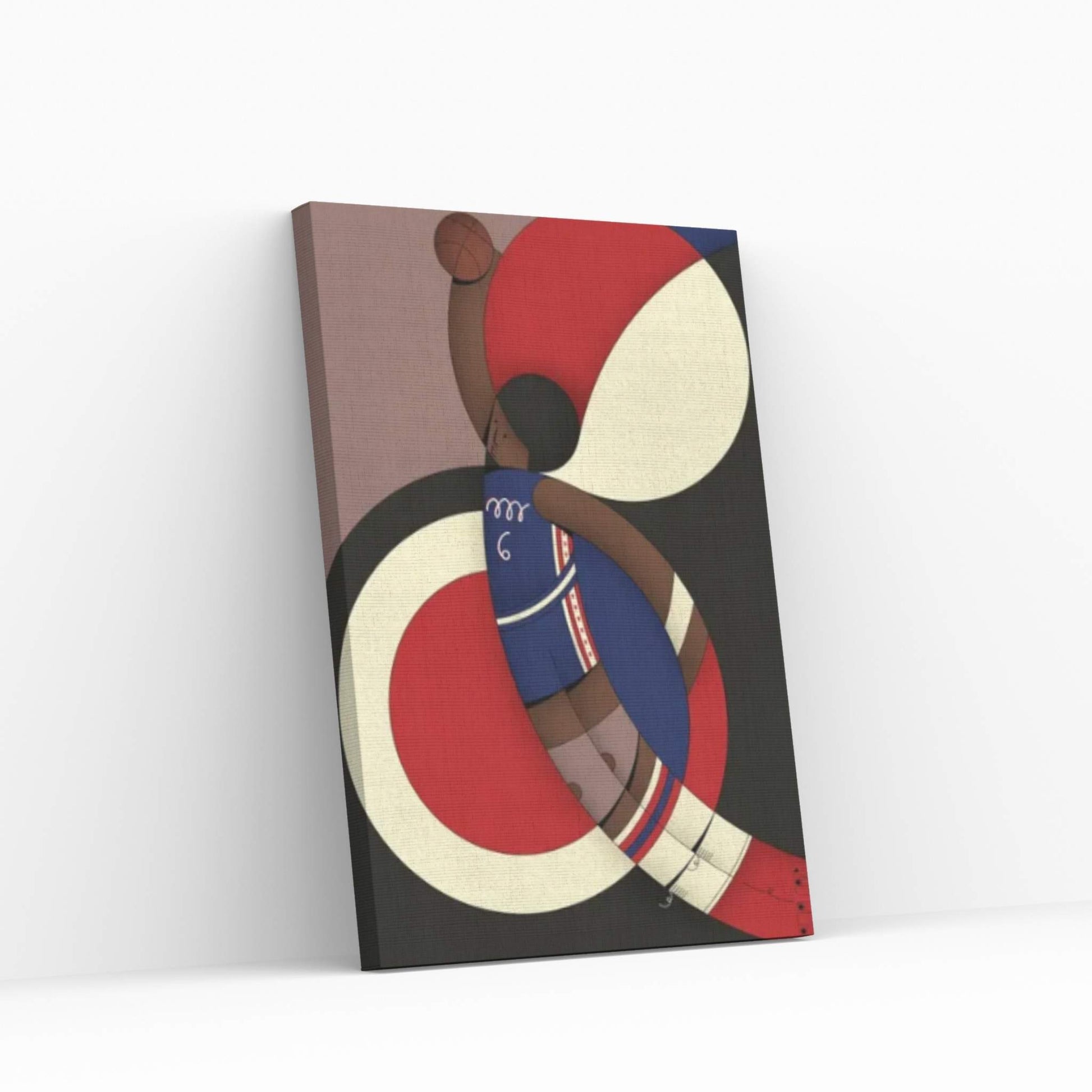 Dr J Canvas Wall Art - Y Canvas