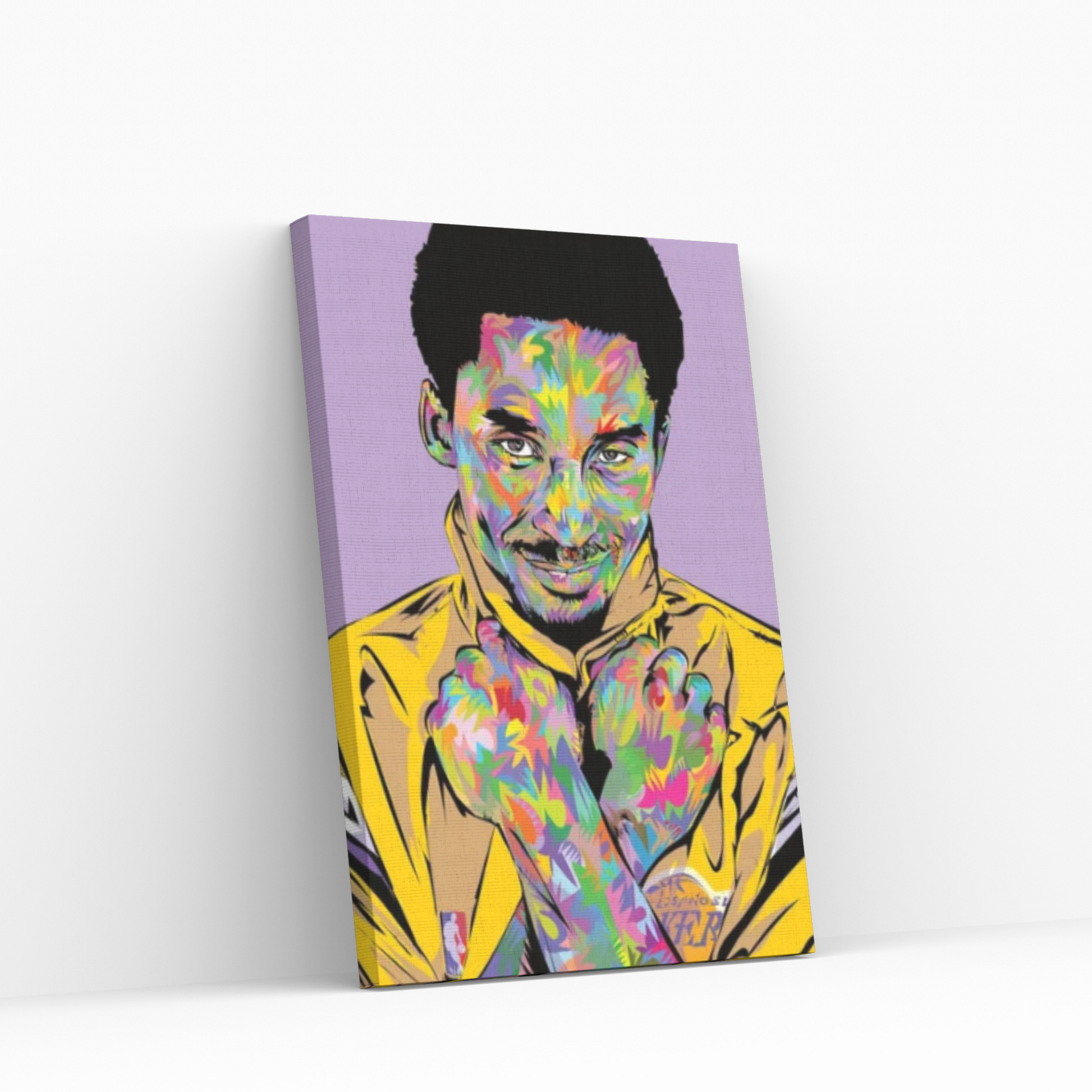 RIP Kobe Purple Canvas Wall Art - Y Canvas