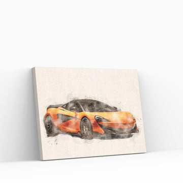 McLaren 600 Hp V II Canvas Wall Art - Y Canvas
