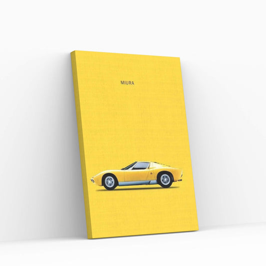 1972 Lamborghini Miura Canvas Wall Art - Y Canvas