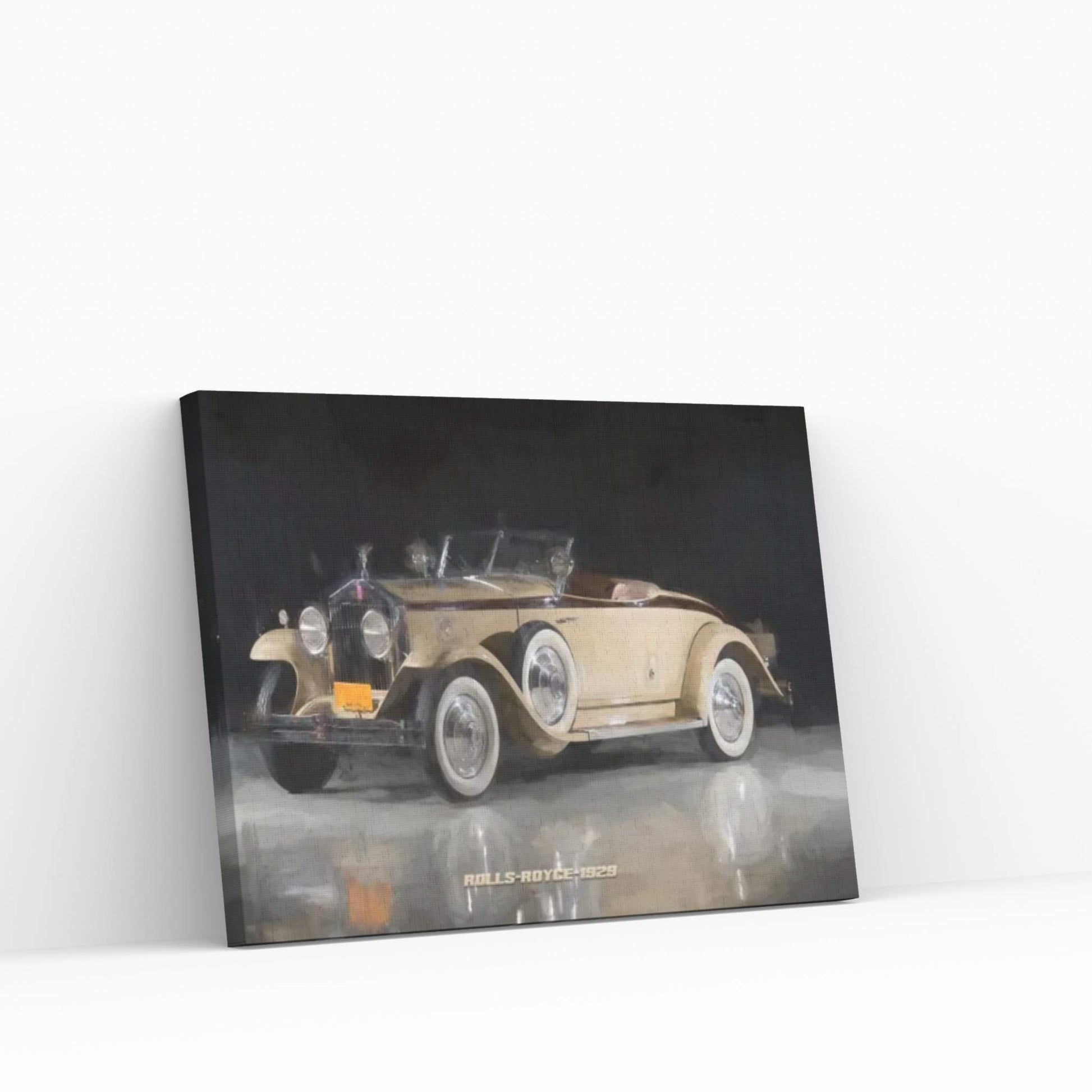 Rolls Royce Retro 1929 Canvas Wall Art - Y Canvas