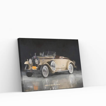 Rolls Royce Retro 1929 Canvas Wall Art - Y Canvas