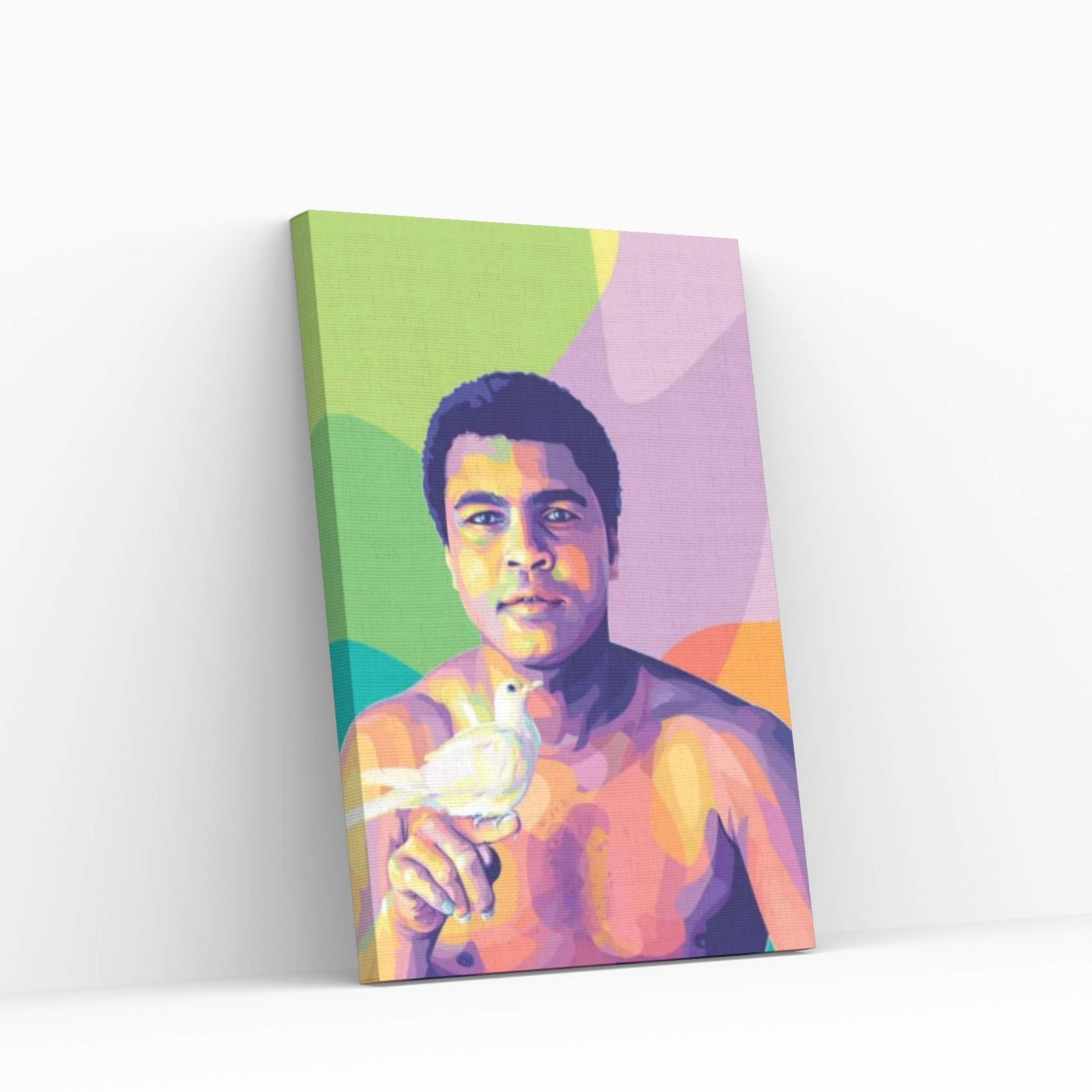 Muhammad Ali and The Dove Canvas Wall Art - Y Canvas