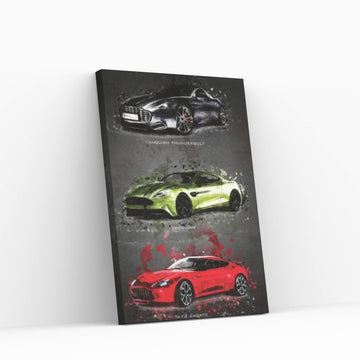 Aston Martin Canvas Wall Art - Y Canvas