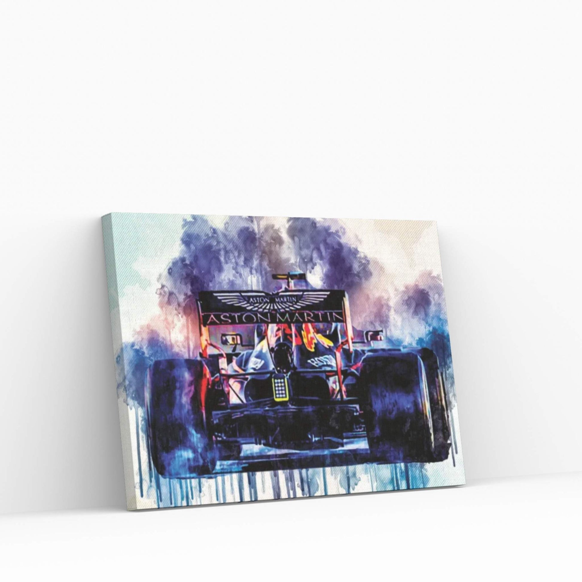 Red Bull Rb16 Back View Raceway 2020 F1 Cars Max Verstappen Formula 1 Bokeh Aston Martin Red Bull Racing Canvas Wall Art - Y Canvas