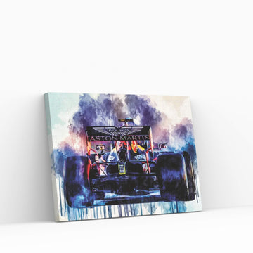 Red Bull Rb16 Back View Raceway 2020 F1 Cars Max Verstappen Formula 1 Bokeh Aston Martin Red Bull Racing Canvas Wall Art - Y Canvas