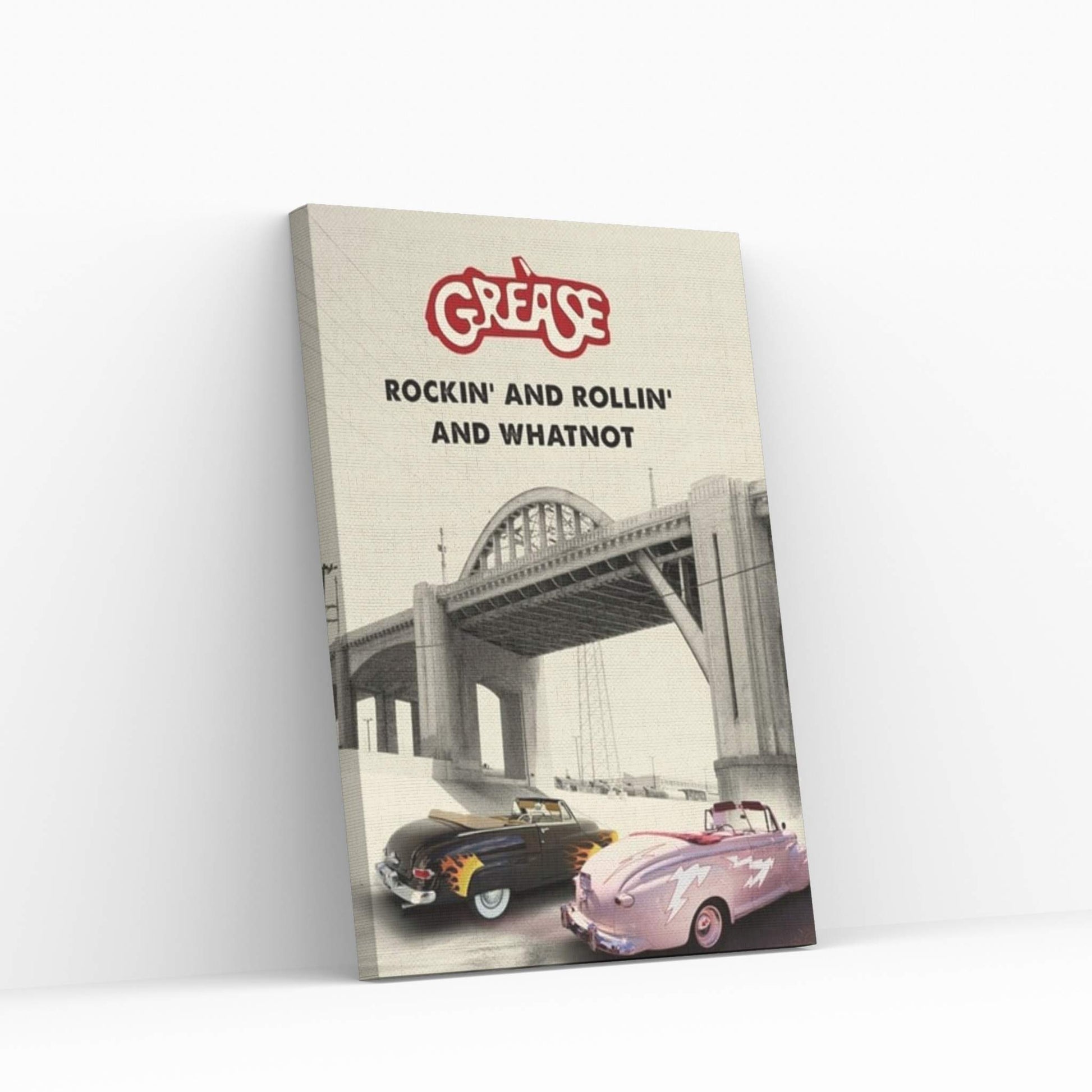 Grease Travel Movie Art Canvas Wall Art - Y Canvas