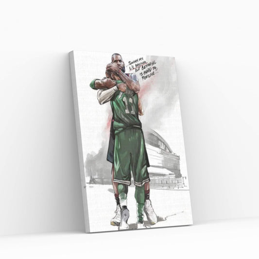 Little Brother Canvas Wall Art - Y Canvas