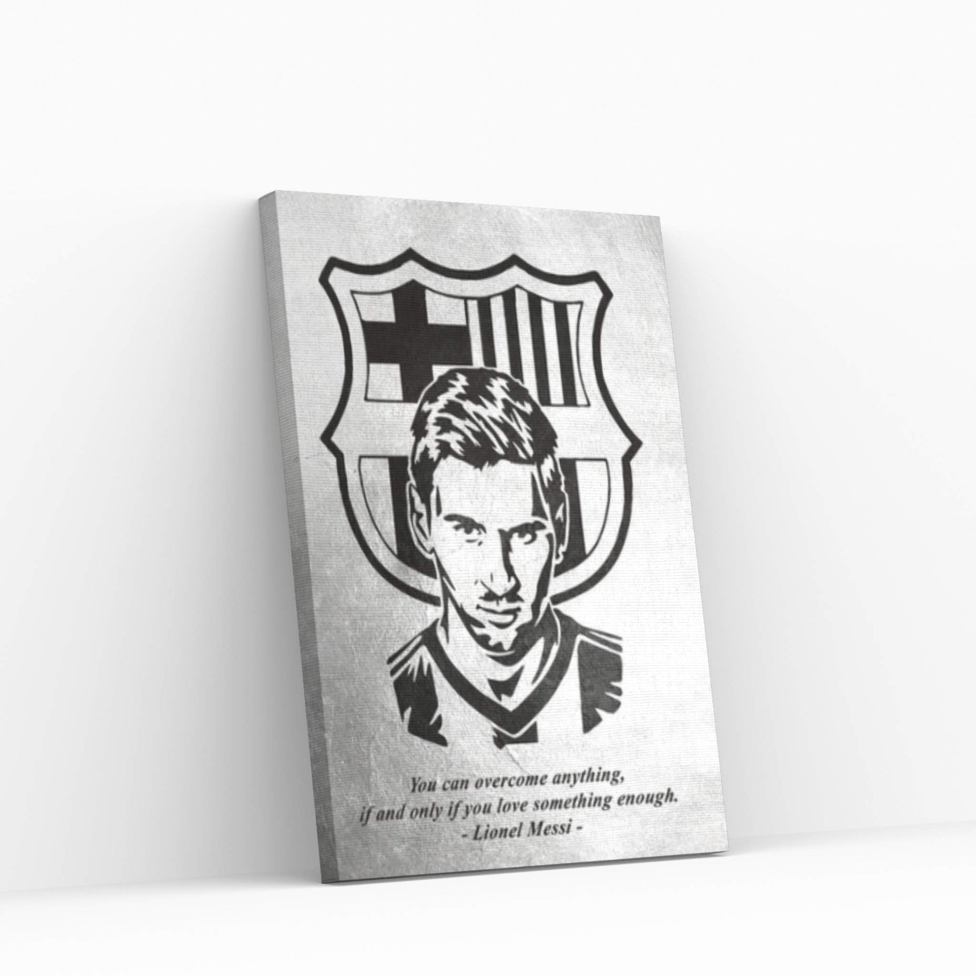 Lionel Messi Motivation Canvas Wall Art - Y Canvas