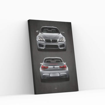 BMW M6 Canvas Wall Art - Y Canvas