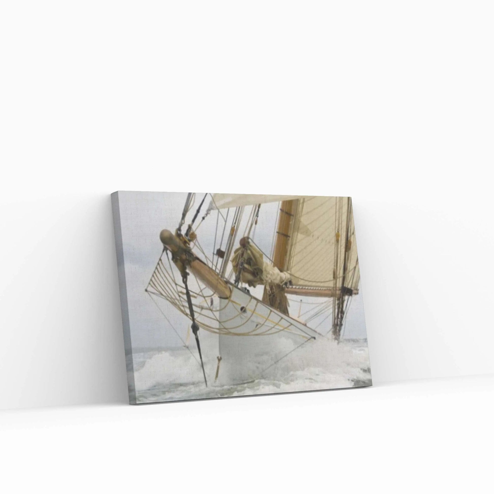 Sailing Boat Canvas, Sea Wall Decor, Framed Canvas, Sea Landscape - Y Canvas