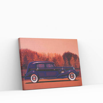 Cadillac V 16 Custom Imperial Canvas Wall Art - Y Canvas