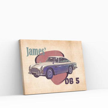 James' Db 5 Canvas Wall Art - Y Canvas
