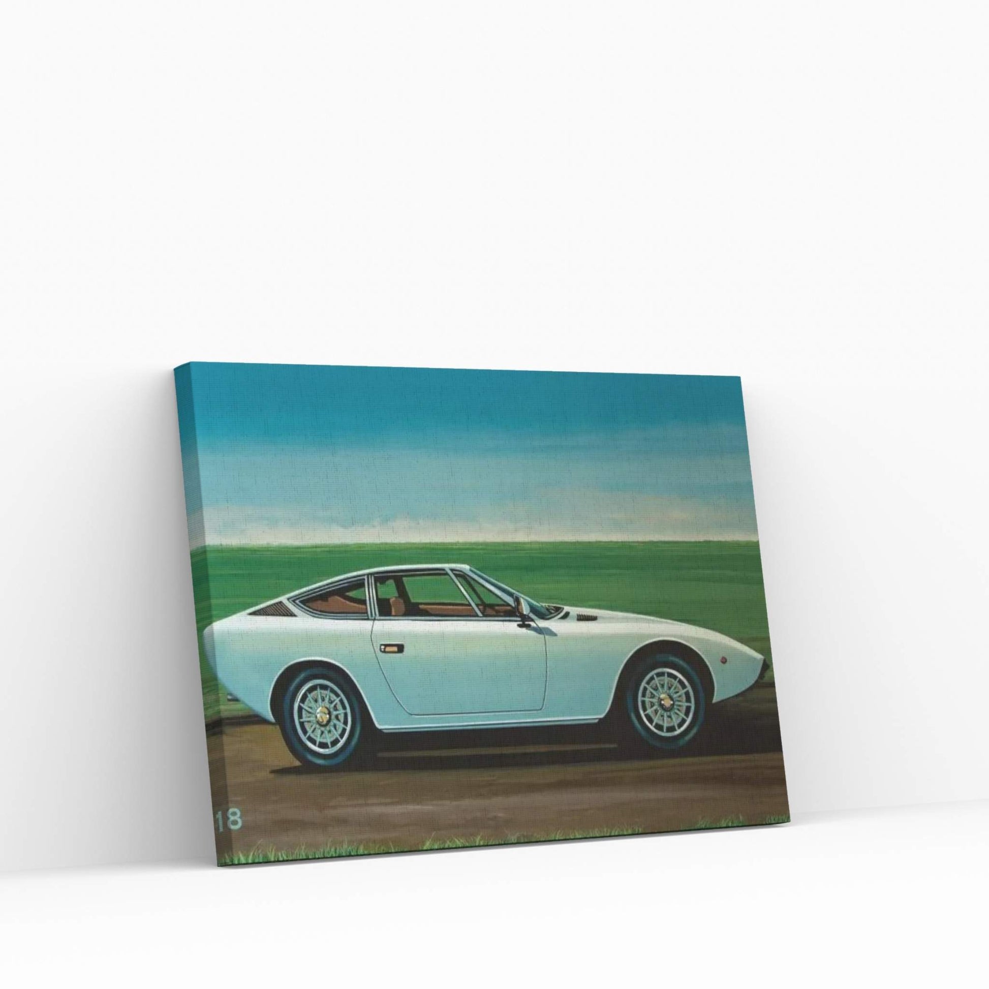 Maserati Khamsin 1974 Canvas Wall Art - Y Canvas