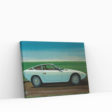 Maserati Khamsin 1974 Canvas Wall Art - Y Canvas