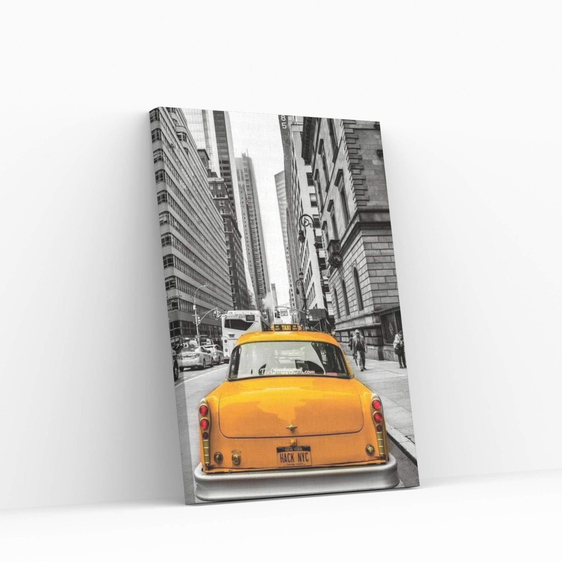 Checker In NYC Canvas Wall Art - Y Canvas