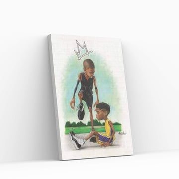 Iverson Kid Canvas Wall Art - Y Canvas