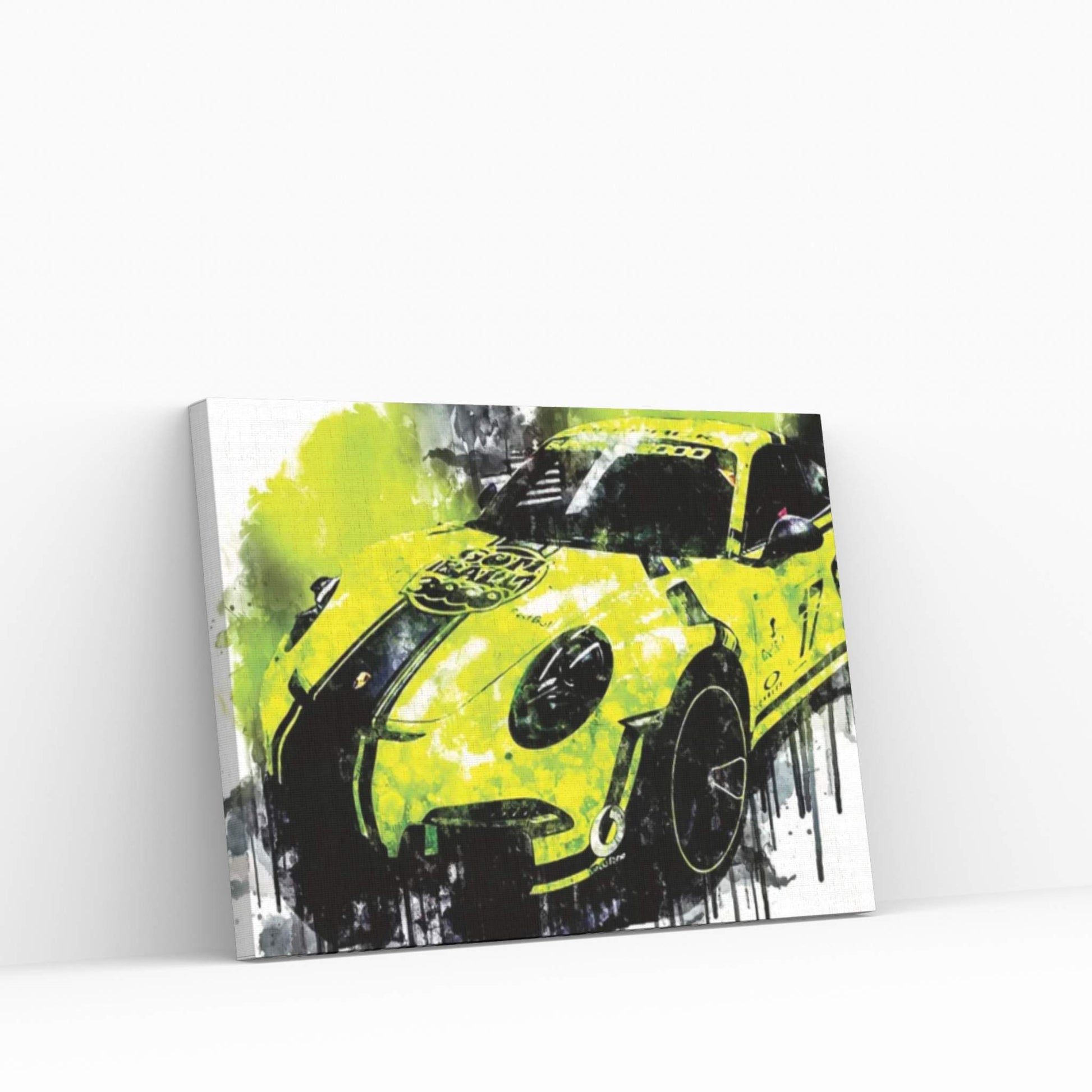 Car 2017 Black Box Porsche 911 GT3 RS Canvas Wall Art - Y Canvas
