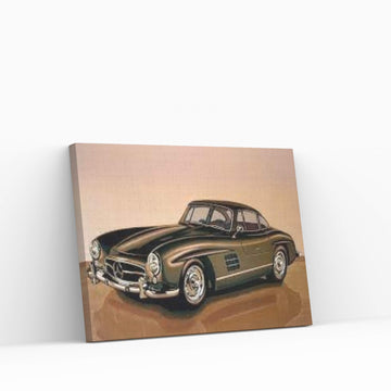 Mercedes Benz 300 SL 1954 Canvas Wall Art - Y Canvas
