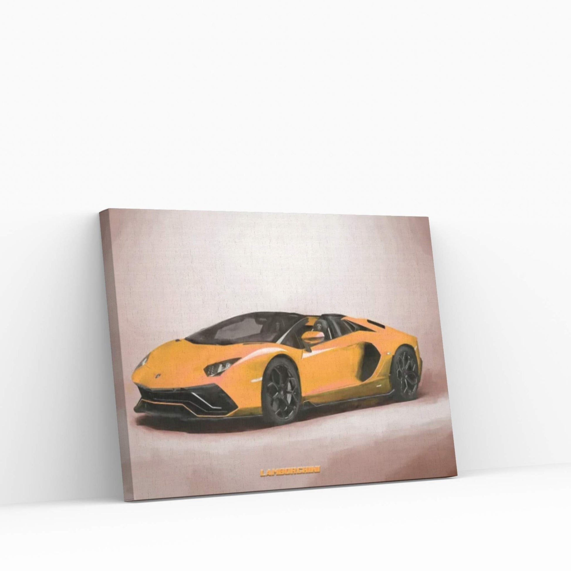 Lamborghini V3 In Watercolor Canvas Wall Art - Y Canvas