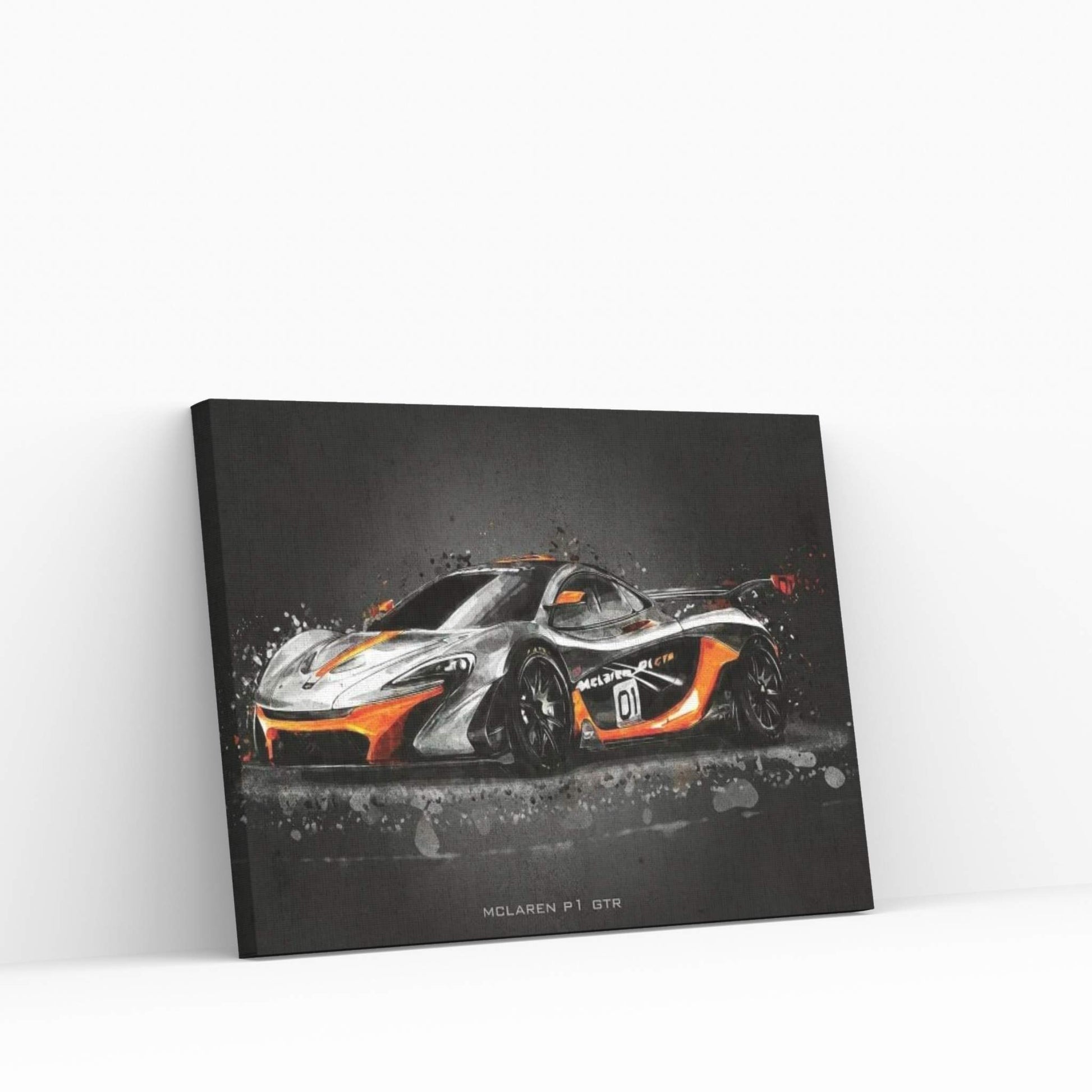 Mclaren P1 GTR Canvas Wall Art - Y Canvas