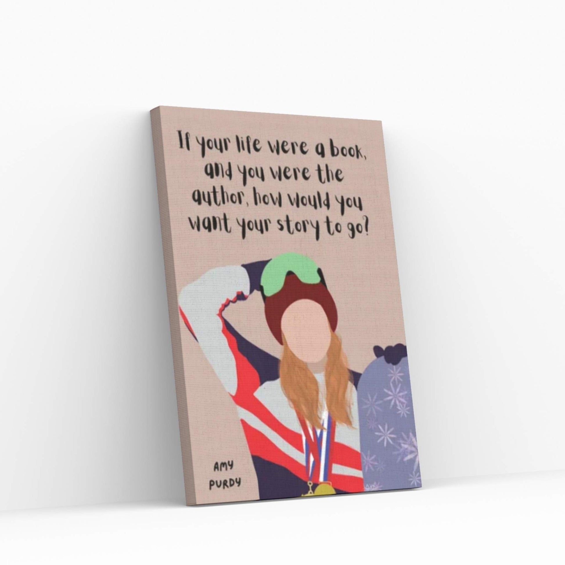 Amy Purdy Quote Canvas Wall Art - Y Canvas