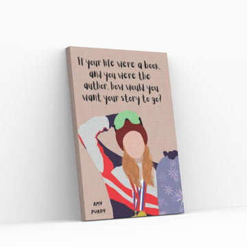 Amy Purdy Quote Canvas Wall Art - Y Canvas