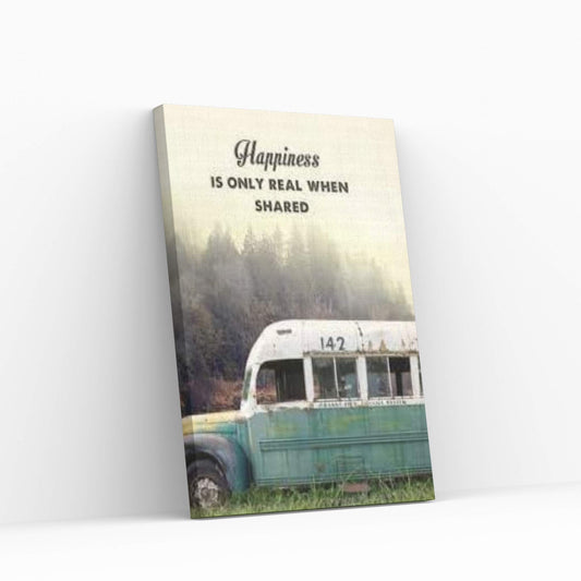 Into The Wild Travel Movie Art Canvas Wall Art - Y Canvas