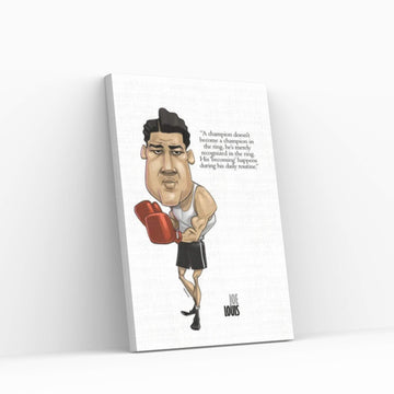 Joe Louis Canvas Wall Art - Y Canvas