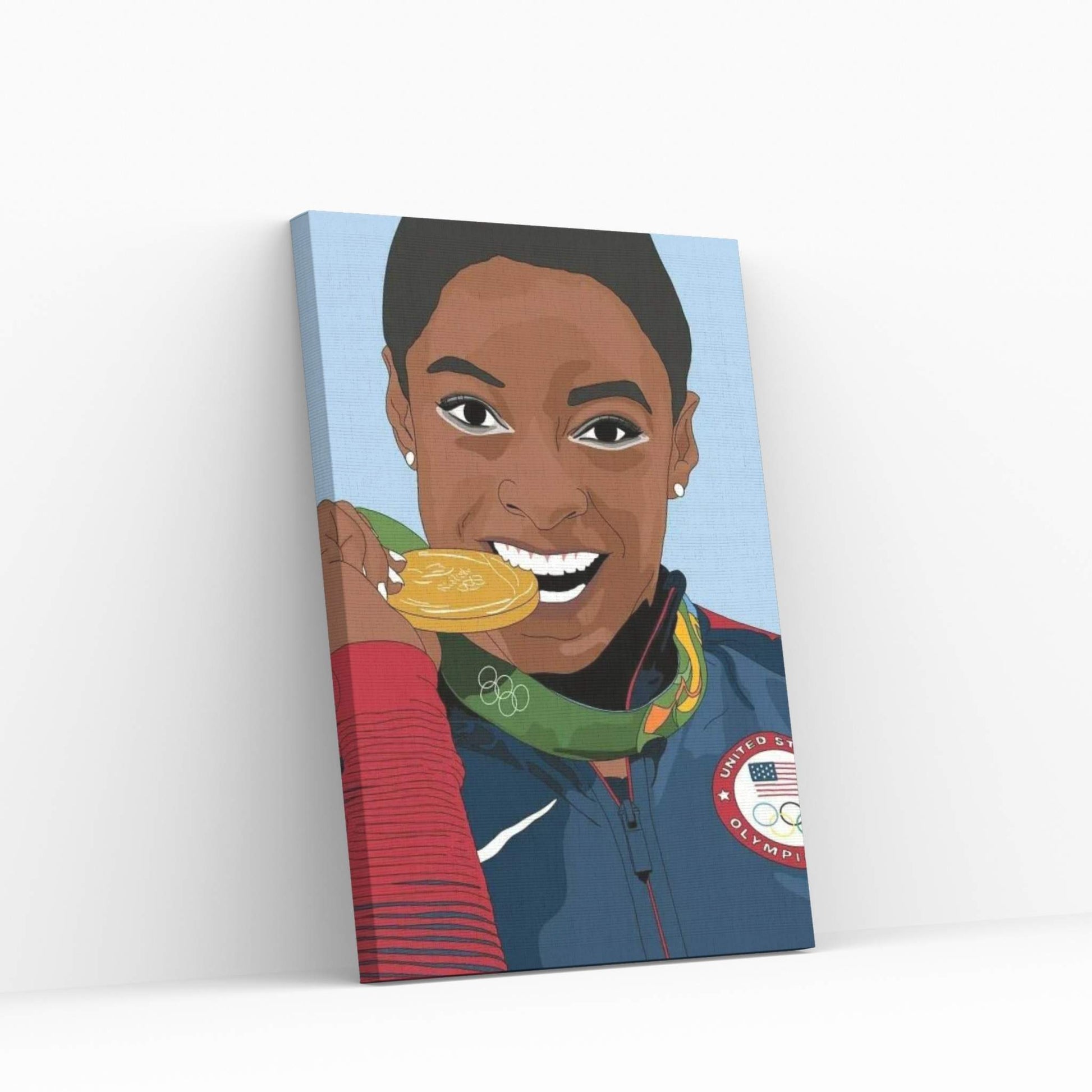 Simone Biles Canvas Wall Art - Y Canvas