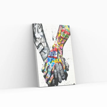 Banksy Canvas Art, Canvas Wall Art Decor, Print Poster Graffiti Wall Art - Y Canvas
