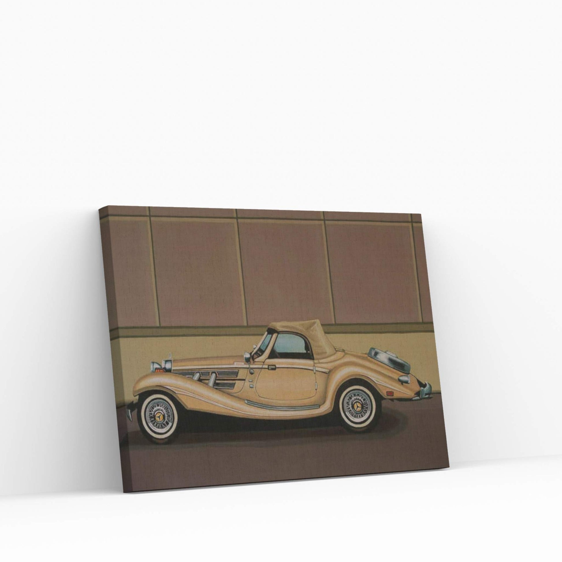 Mercedes 500K Roadster Car Canvas Wall Art - Y Canvas