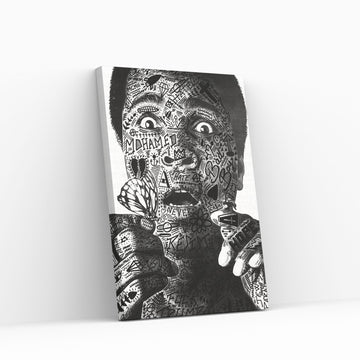 Mohamed Ali Canvas Wall Art - Y Canvas