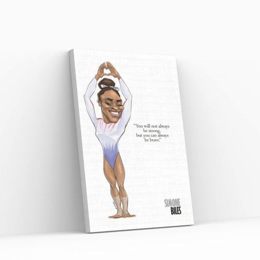 Simone Biles Canvas Wall Art - Y Canvas