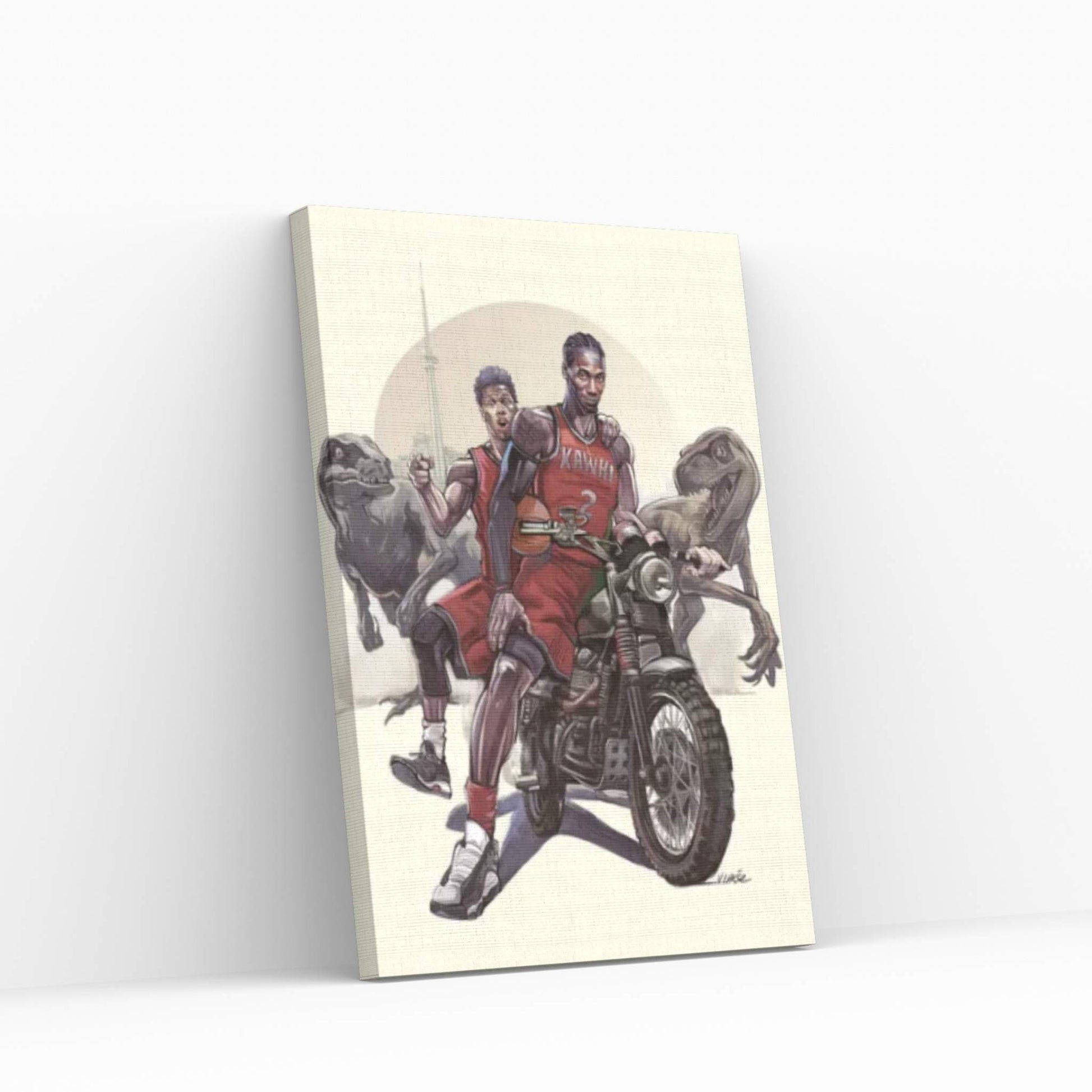 Raptors Canvas Wall Art - Y Canvas