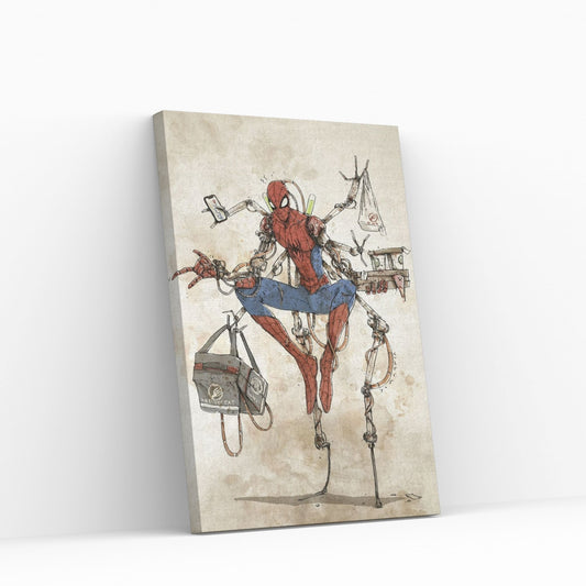 Spiderman Canvas Wall Art - Y Canvas