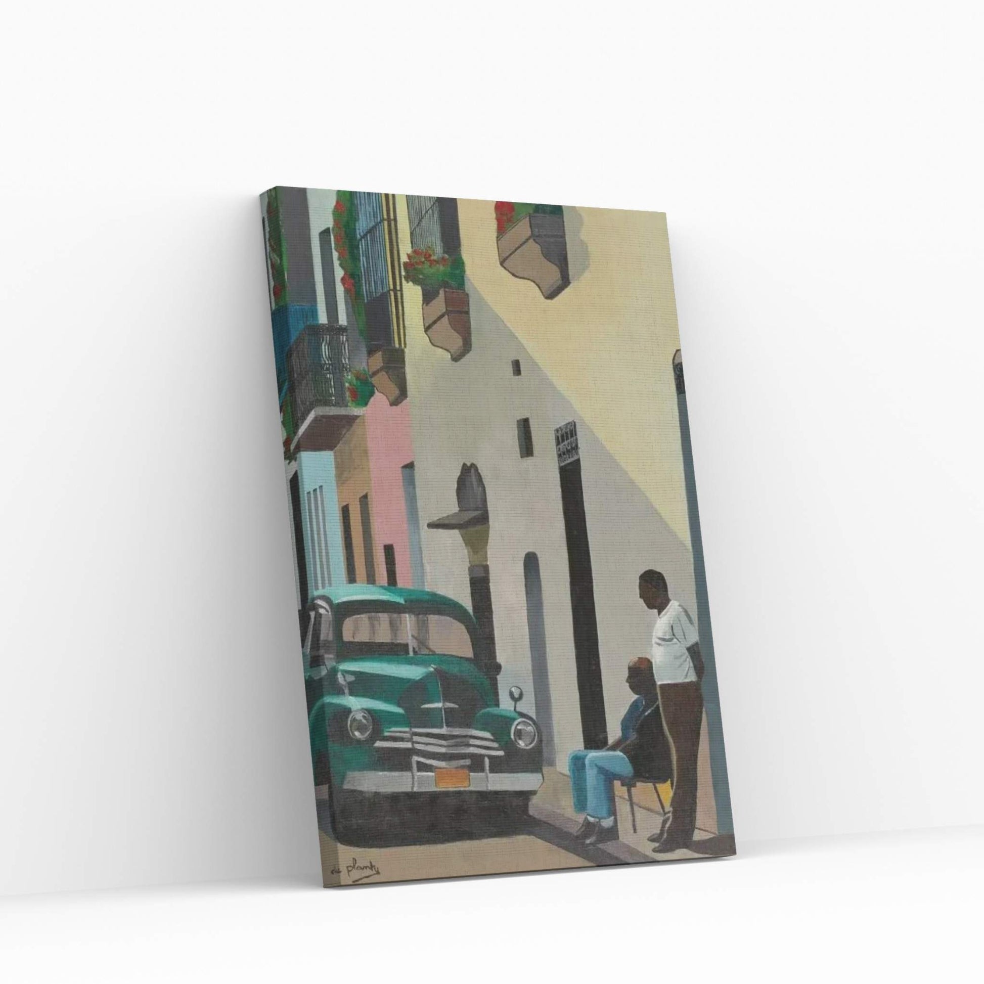 Quiet Cuba Canvas Wall Art - Y Canvas