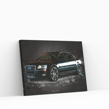 Audi A8 Canvas Wall Art - Y Canvas